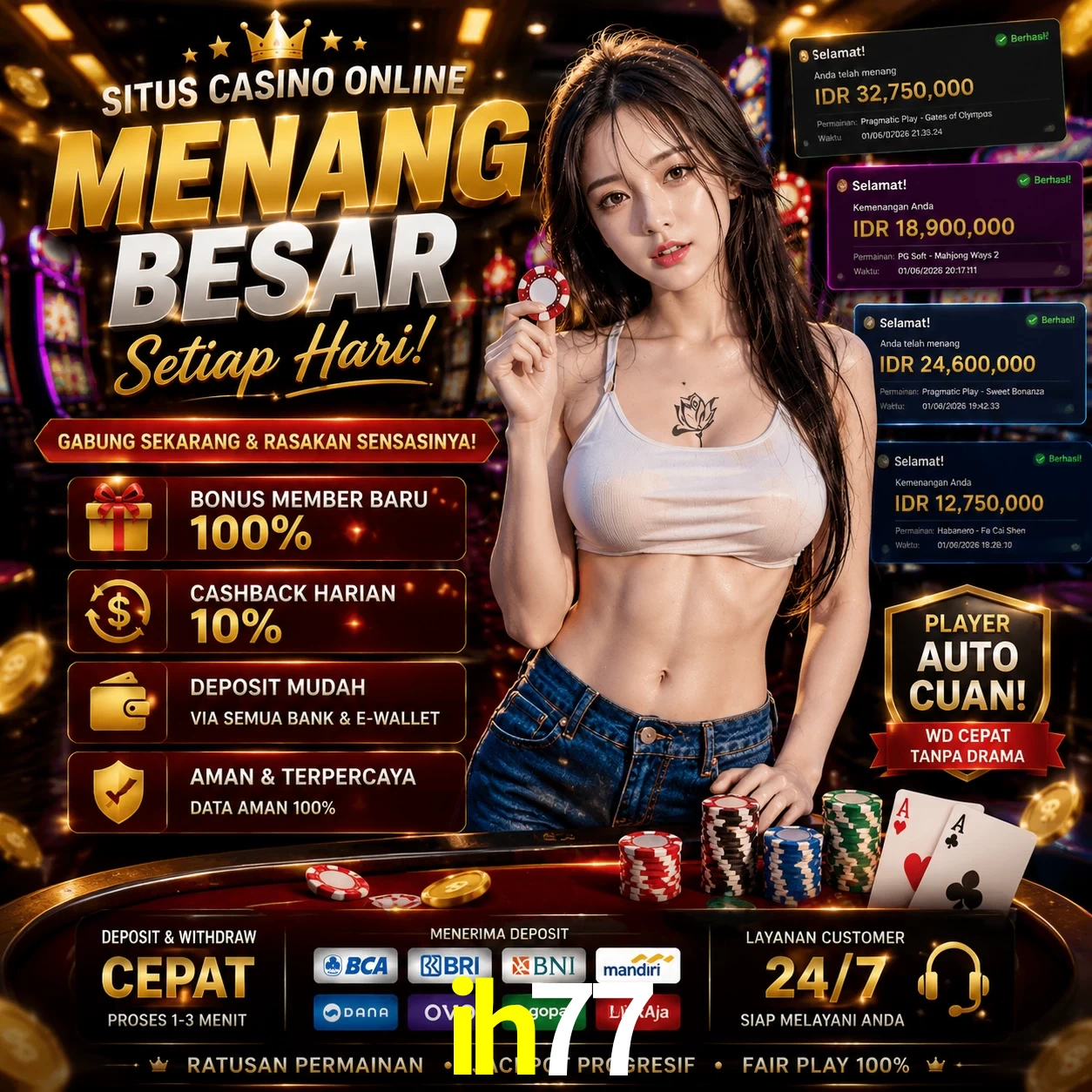 ih77 slots no app