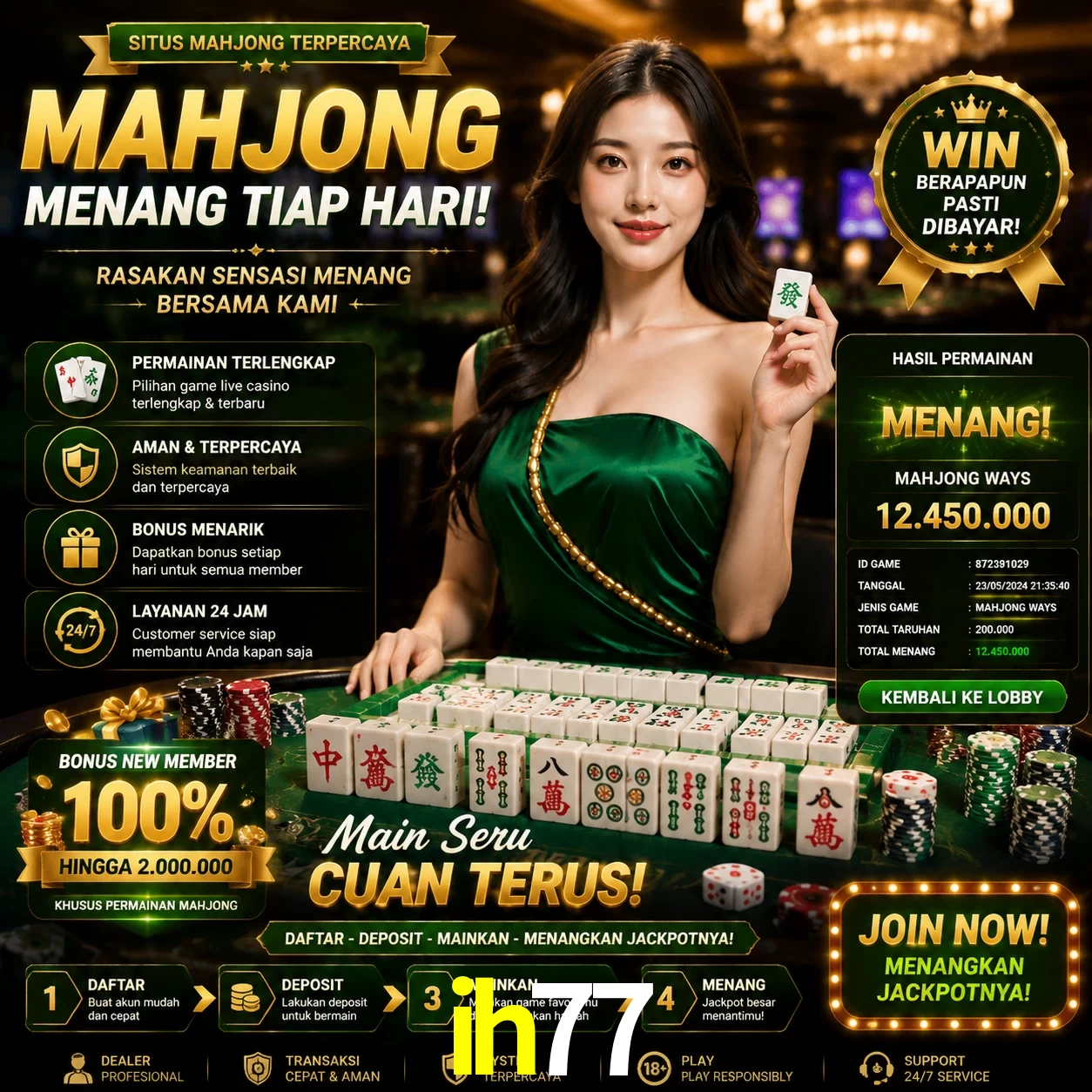 Cashback VIP ih77 - reembolso semanal